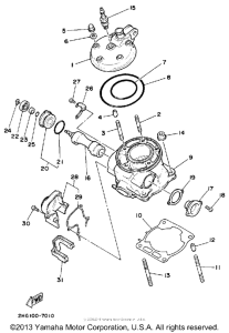 YZ125T Цилиндры