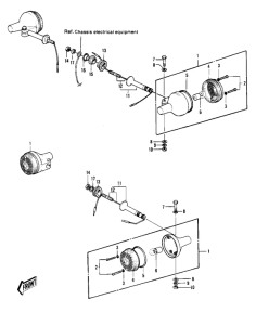 KH250 Поворотники