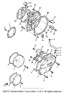 XJ650G Боковые крышки