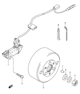 JR50 Зажигание