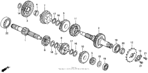 CB250 Трансмиссия