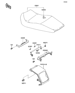 ZX1100 Пружина