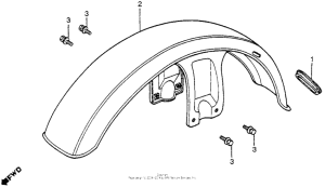 NU50 Переднее крыло