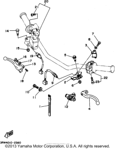 XT225G Рулевые переключатели
