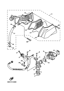 YW125Y Впускная система