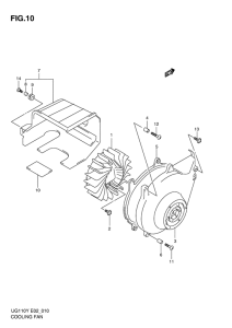 UG110 Вентилятор охлаждения