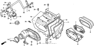 XR600R Air cleaner (ac)