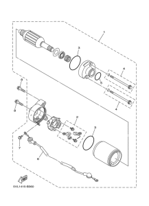 YB125SPD Стартер