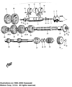  Transmission / change drum