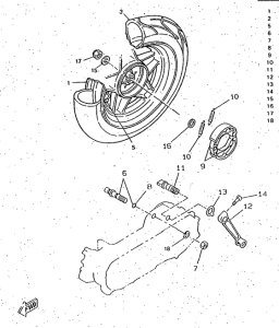 CW50RS Переднее колесо