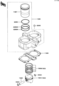 EN450 Цилиндр и поршни