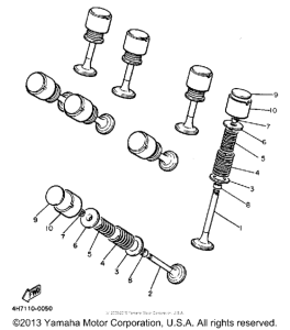 XJ700S Клапана