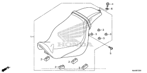 VT750C2B Сидение