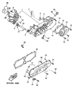 CW50 Картер двигателя