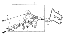 FJS400 Крышка головки цилиндров