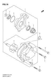UH200 Водяная помпа