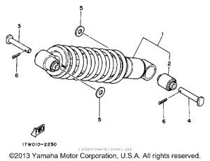 DT50A Амортизаторы задние