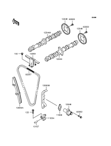 ZR400 Распредвал