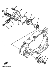 YZ250 Водяной насос