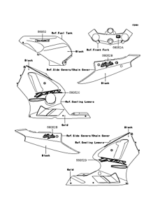 ZX1200 Наклейки