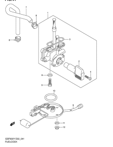 GSF600 Топливный кран