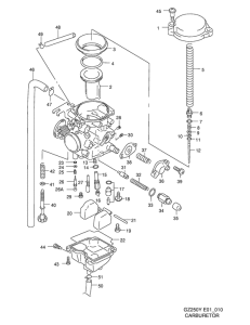 GZ250 Carburetor assy