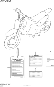 DR-Z70 Наклейки