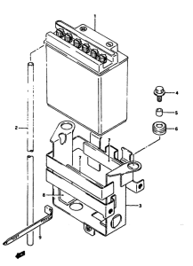DR650 Аккумулятор