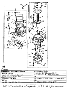 XV920J Карбюратор