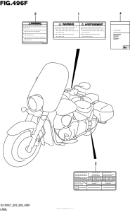 VL1500T Label (Vl1500Tl7 E28)