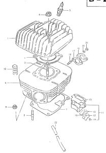 TS125 Цилиндр
