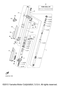 YZ426FP Передняя вилка