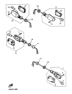 XJ600N Поворотники