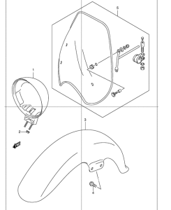 VL250 Переднее крыло