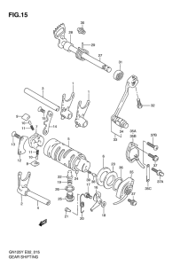GN125 Переключение передач