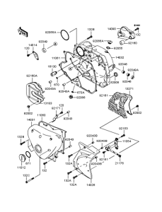 BJ250 エンジンカバ-