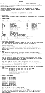 RG125 Catalog preface