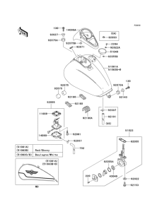 VN1500 Fuel tank(1 / 4)