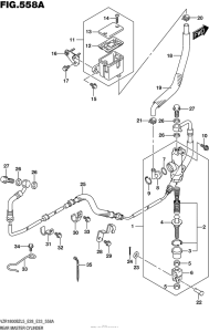 VZR1800BZ Rear Master Cylinder (Vzr1800Bzl5 E28)
