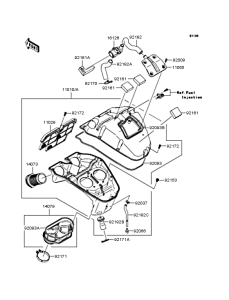 ER650 Воздушный фильтр