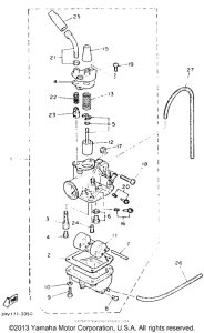 PW80F Карбюратор