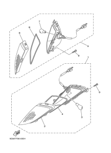 YP250 Поворотники