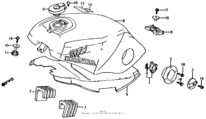  Топливный бак