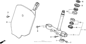 CR80R Траверса нижняя
