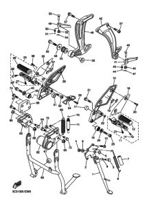 FZ1-S Support & repose pied