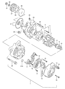 GSX600 Альтернатор