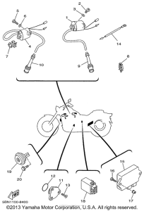 XVS650 Электрика