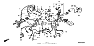 VT750DCA A Жгут проводов