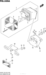RV200 Задний фонарь