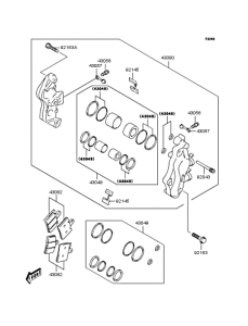SC250 Передний тормоз